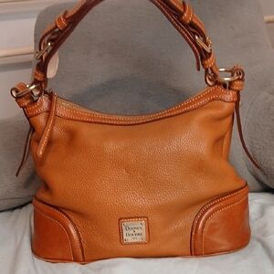 Dooney & Bourke Caramel Leather Hobo Bag